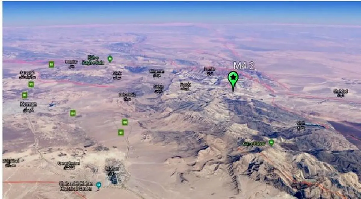 وجود 18 سامانه گسلی فعال در استان کرمان