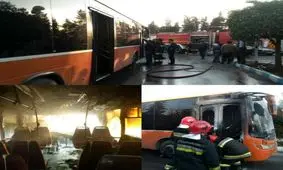 آتش‌سوزی اتوبوس دانشجویی در آمل چگونه رخ داد؟