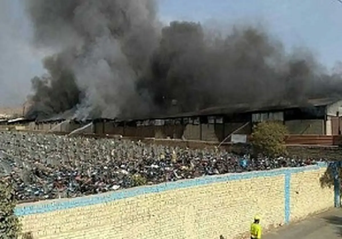 مصدوم شدن یک نفر در حادثه انفجار انبار ضایعاتی در دزفول