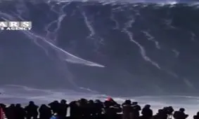 موج‌سواری روی موج چند ده متری