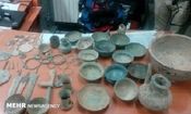 ۷۰ شی تاریخی دوره ساسانی و عصر برنز در لرستان کشف و توقیف شد