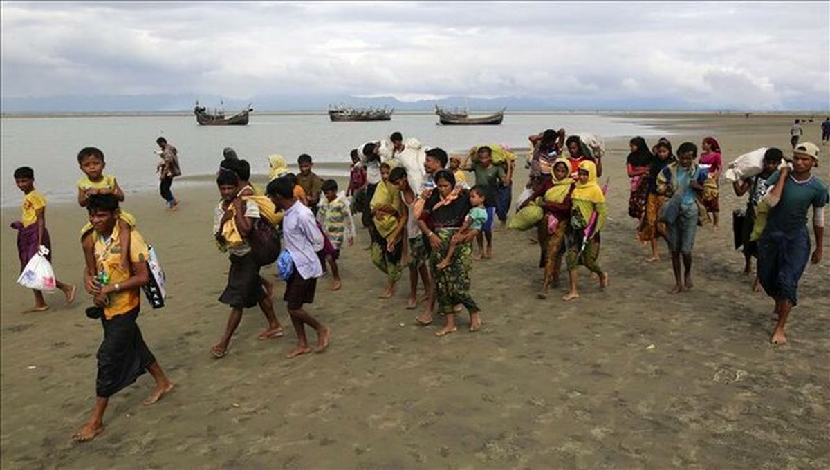 فرار ۲۵۰۰ روهینجایی دیگر از تازه‌ترین موج درگیری‌ها در استان راخین میانمار
