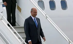 برهم صالح وارد آنکارا شد