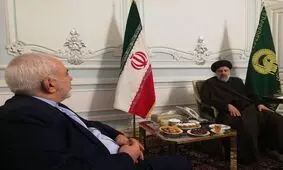ظریف با حجت‌الاسلام رئیسی دیدار کرد