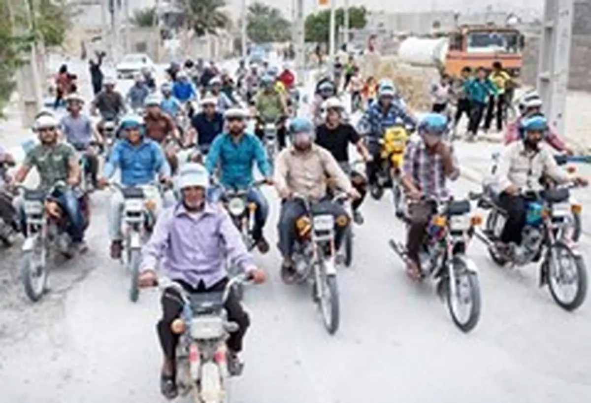 لحظه تصادف مرگبار کامیون با موتورسواران