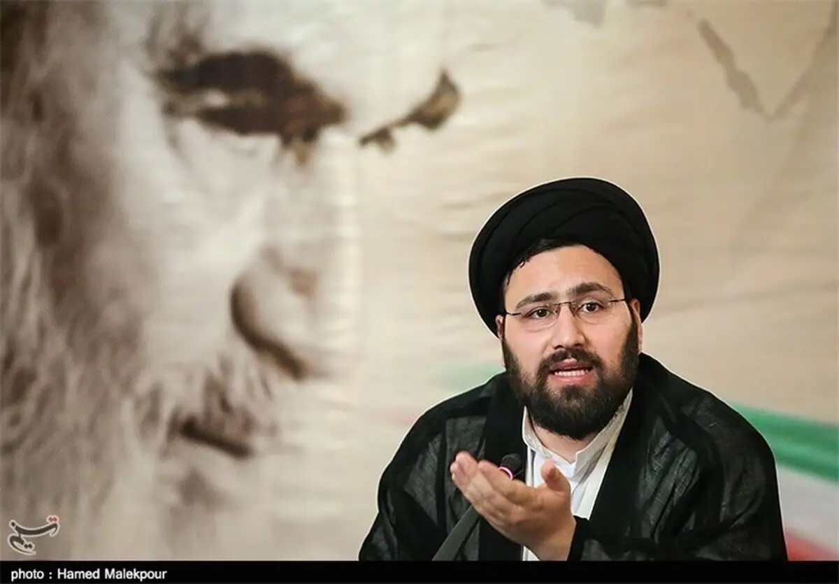 دیدار نوه امام خمینی (ره) با شیخ عیسی قاسم در عراق + عکس
