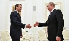 گفتگوی پوتین با ماکرون درمورد مساله سوریه