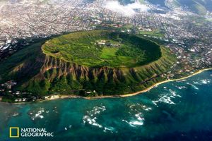 مخروط آتشفشانی دایاموند هد هاوایی آمریکا