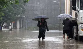 آسمان ۸ استان برفی و بارانی