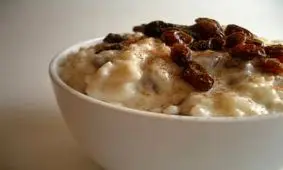 طرز تهیه شیر برنج کشمش