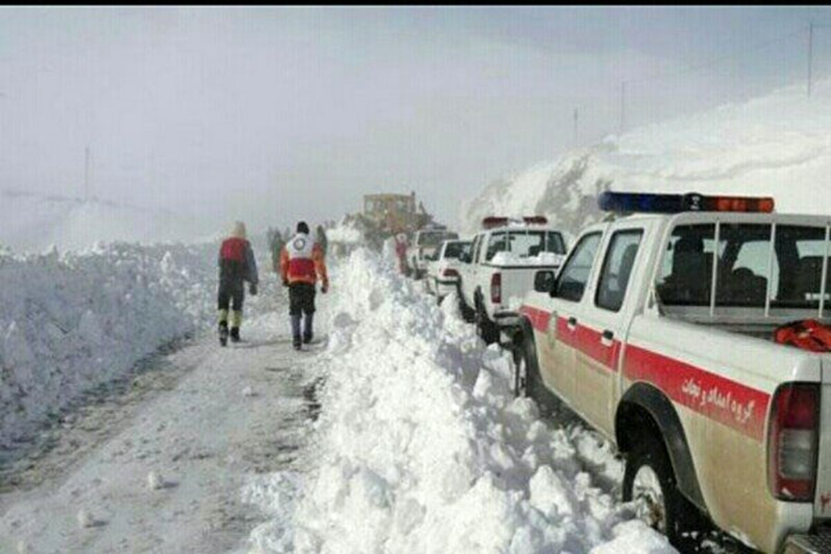 امدادرسانی به بیش از ۴ هزار نفر در ۱۷ استان متاثر از برف و کولاک