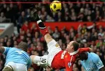 قیچی  برگردان وین رونی در ۴۰ سالگی به یاد سوپرگلش!/ ویدئو

