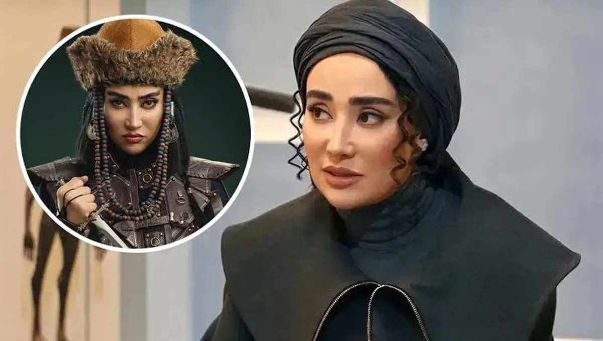 پوشش مغولی بهاره افشاری، بازیگر «رویای نیمه‌شب» در نقش هیام 
