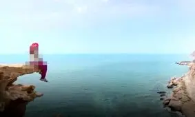 سقوط مرگبار دختر جوان در گردنه عشاق به خاطر گرفتن عکس