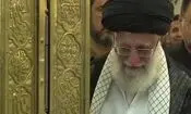 حضور رهبر شهید در حرم رضوی سال ۱۳۶۴/ ویدئو