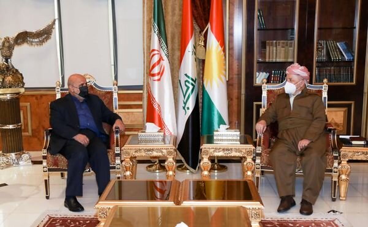 دیدار سفیر ایران در بغداد با مسعود بارزانی
