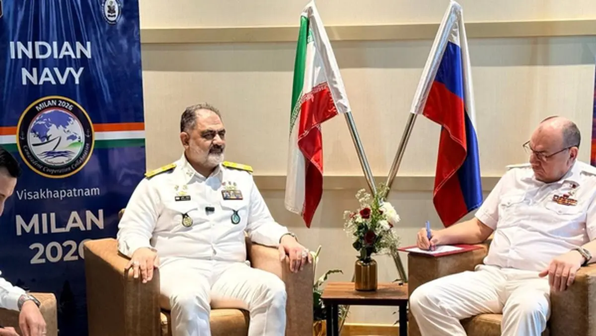 دیدار فرمانده نیروی دریایی ارتش ایران با فرماندهان دریایی روسیه، عربستان و میانمار

