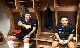 اسطوره‌های فوتبال ایران در یک قاب در افتتاحیه جام ملت‌های آسیا