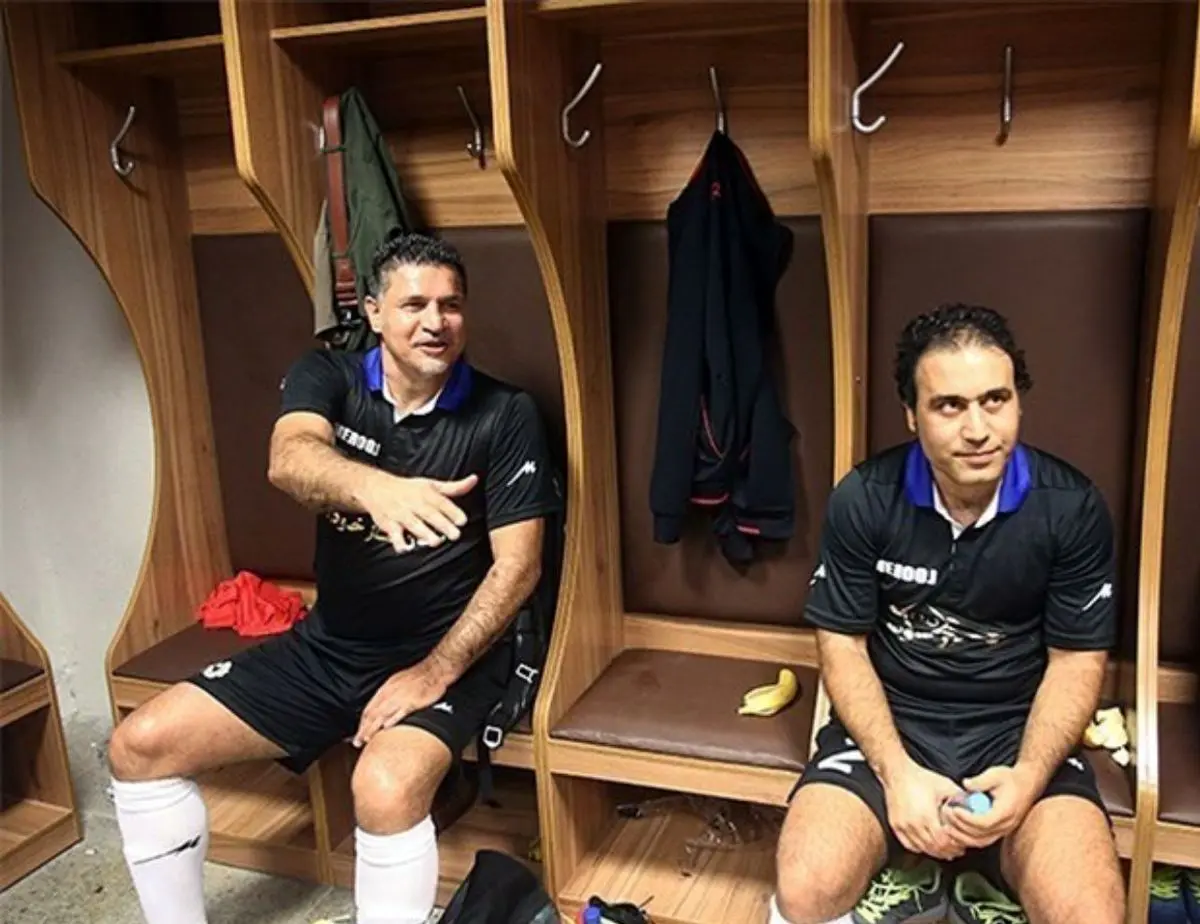 اسطوره‌های فوتبال ایران در یک قاب در افتتاحیه جام ملت‌های آسیا