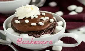 طرز تهیه کاپ کیک هات چاکلت