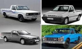 قیمت جدید انواع وانت در بازار تهران +جدول