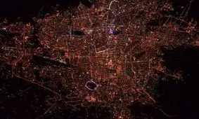 عکس جدید فضایی از تهران