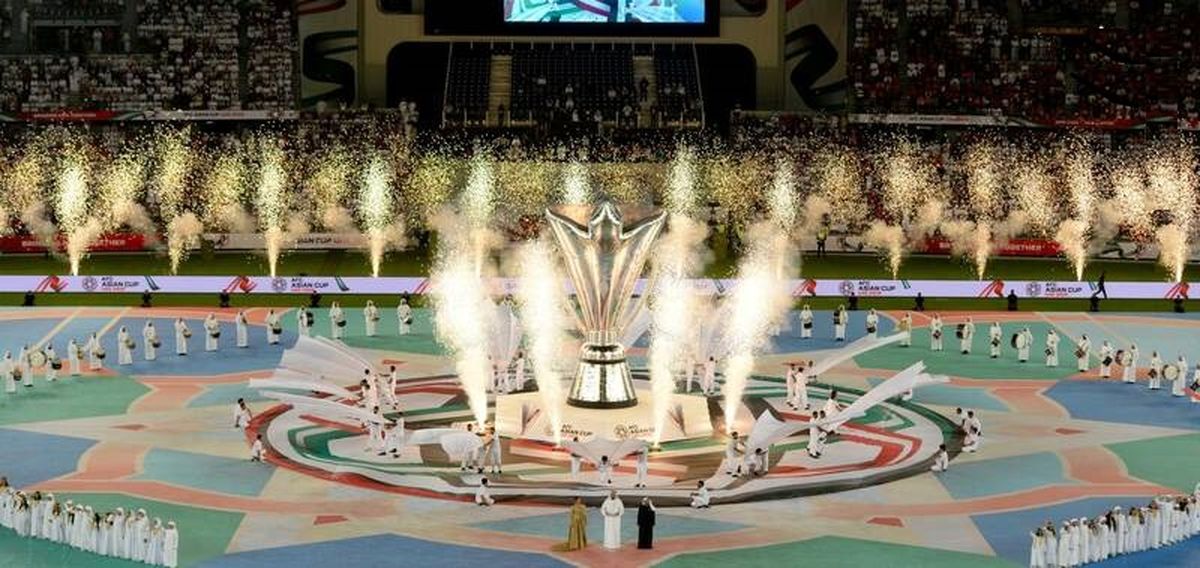 تصویری زیبا از مراسم افتتاحیه جام ملت‌های آسیا ۲۰۱۹