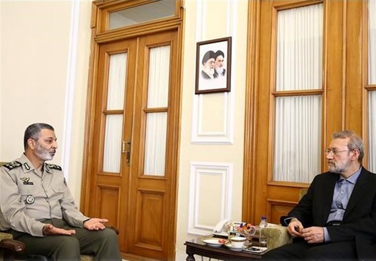 دیدار سرلشکر موسوی با لاریجانی درباره بودجه ارتش