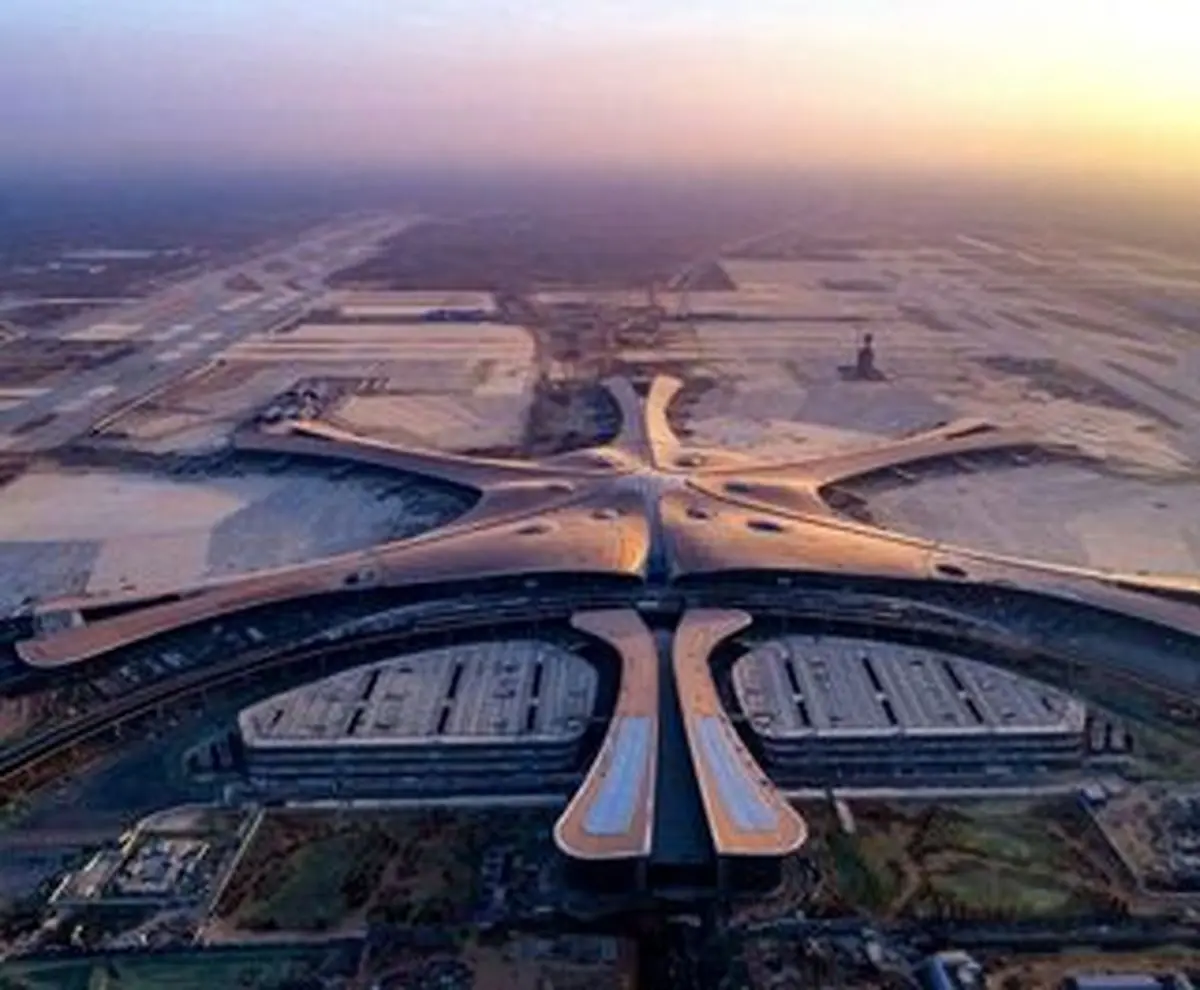 بزرگترین فرودگاه جهان در چین +تصاویر
