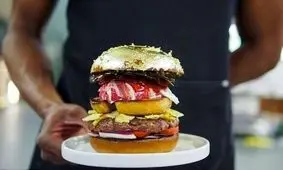 خوراکی‌های لاکچری با روکش طلا (عکس)