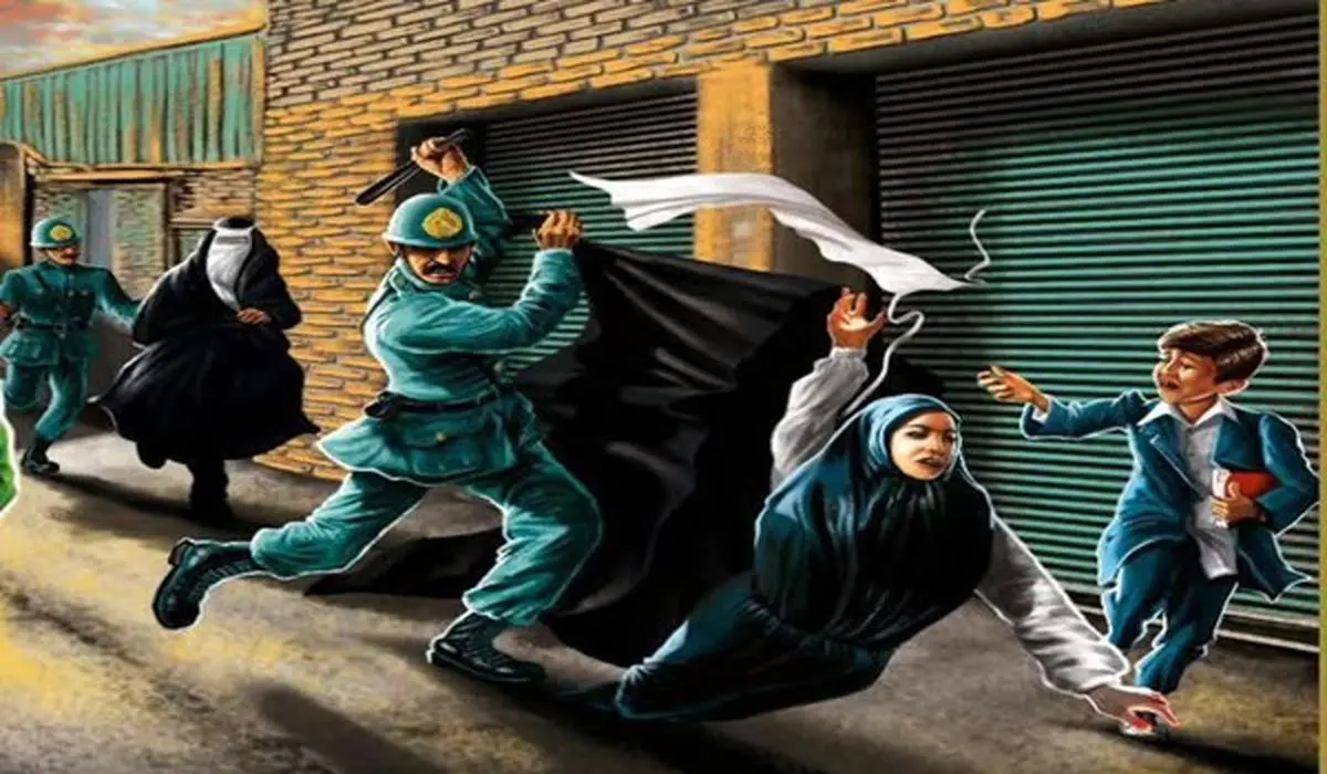 ویدئو/حجابی که ماند و تاجی که افتاد