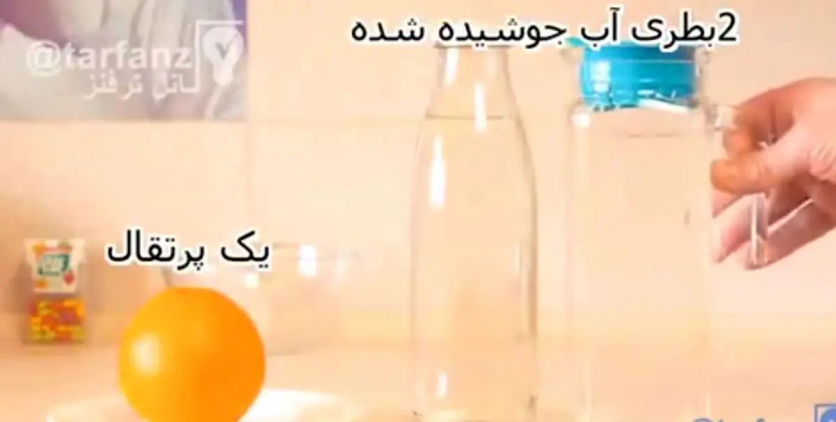 گرفتن ۲ لیتر آب پرتقال فقط از یک پرتقال