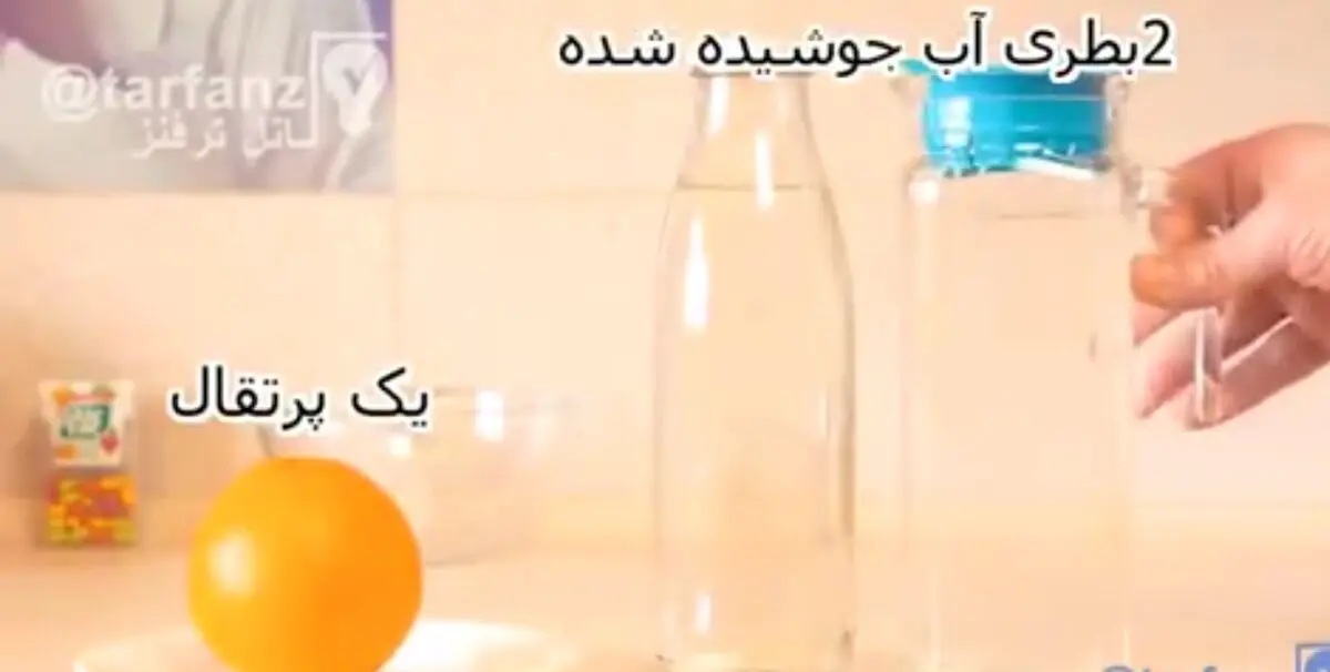 گرفتن ۲ لیتر آب پرتقال فقط از یک پرتقال