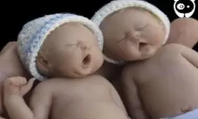 ساخت خلاقانه مجسمه های مینیاتوری نوزادان