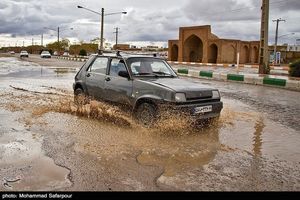 بارش باران و احتمال آبگرفتگی معابر عمومی در ۵ استان