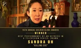 رویدادی استثنایی در گلدن‌گلوب/مجری مراسم برنده جایزه شد