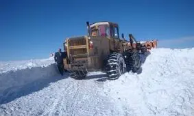 مسدود شدن راه ارتباطی 90 روستای کهگیلویه و بویراحمد به علت بارش برف