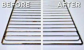 تمیز کردن توری فر بدون مواد شیمیایی