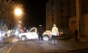 تصادف زنجیره ای در بلوار نهضت سمنان