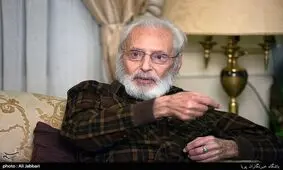 جمشید مشایخی کنار هدیه تهرانی در یک فیلم‌ سینمایی