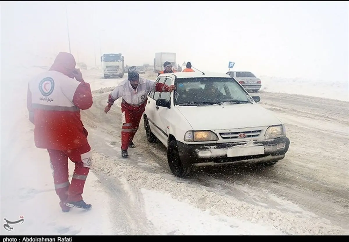 برف و کولاک مناطق کوهستانی قزوین را فرا می‎گیرد