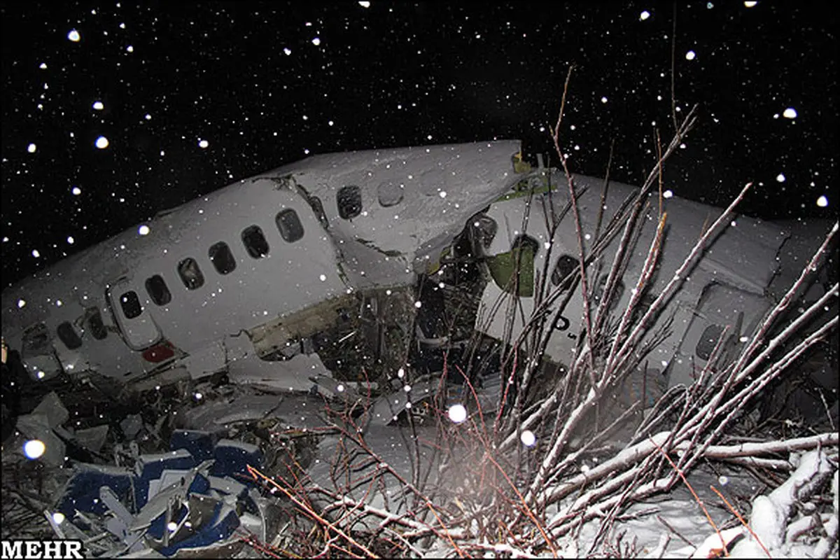 چگونه سقوط هواپیمای بوئینگ ۷۲۷ ایران ایر، آسمان برفی ایران را عزادار کرد