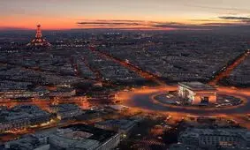 نمایی دیدنی از پاریس