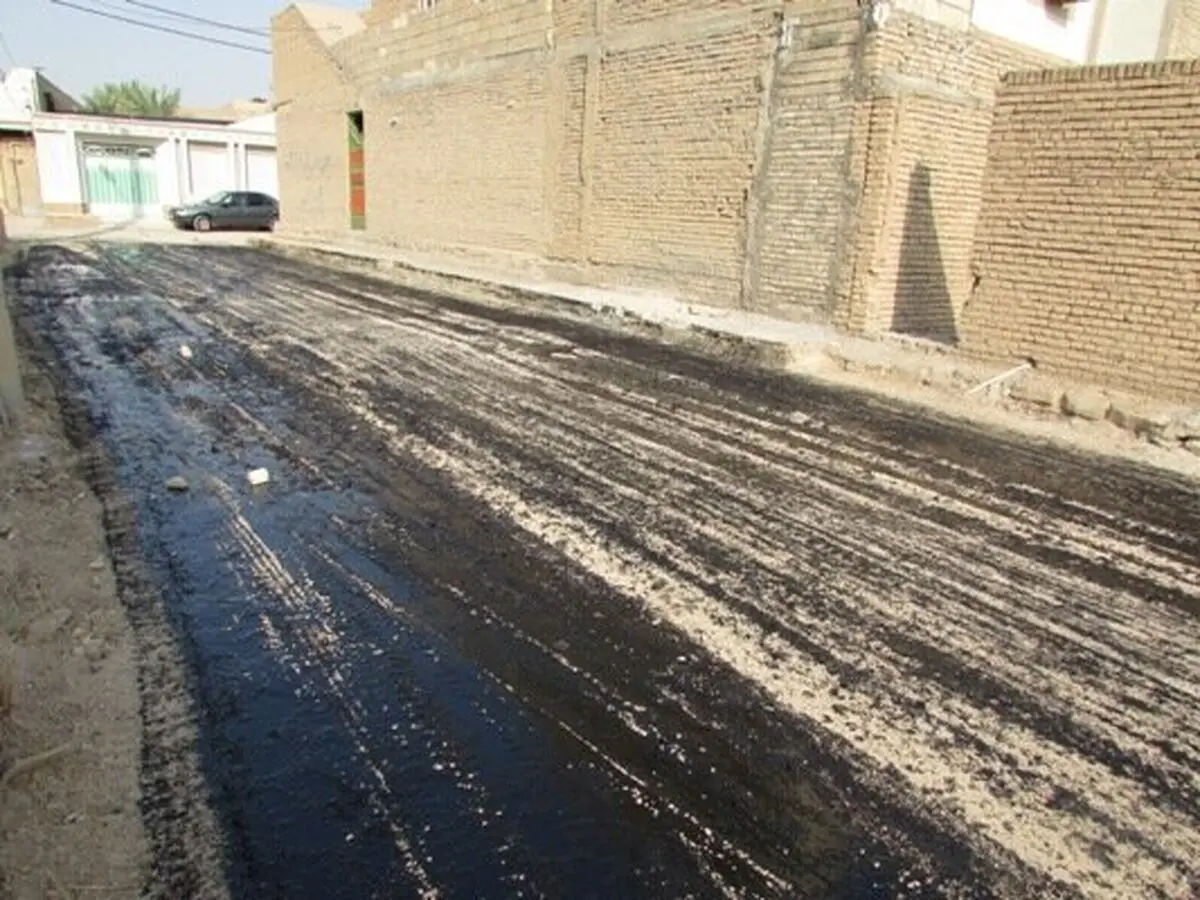 خداحافظی با پیت حلبی و جارو در قیرپاشی خیابان‌ها!