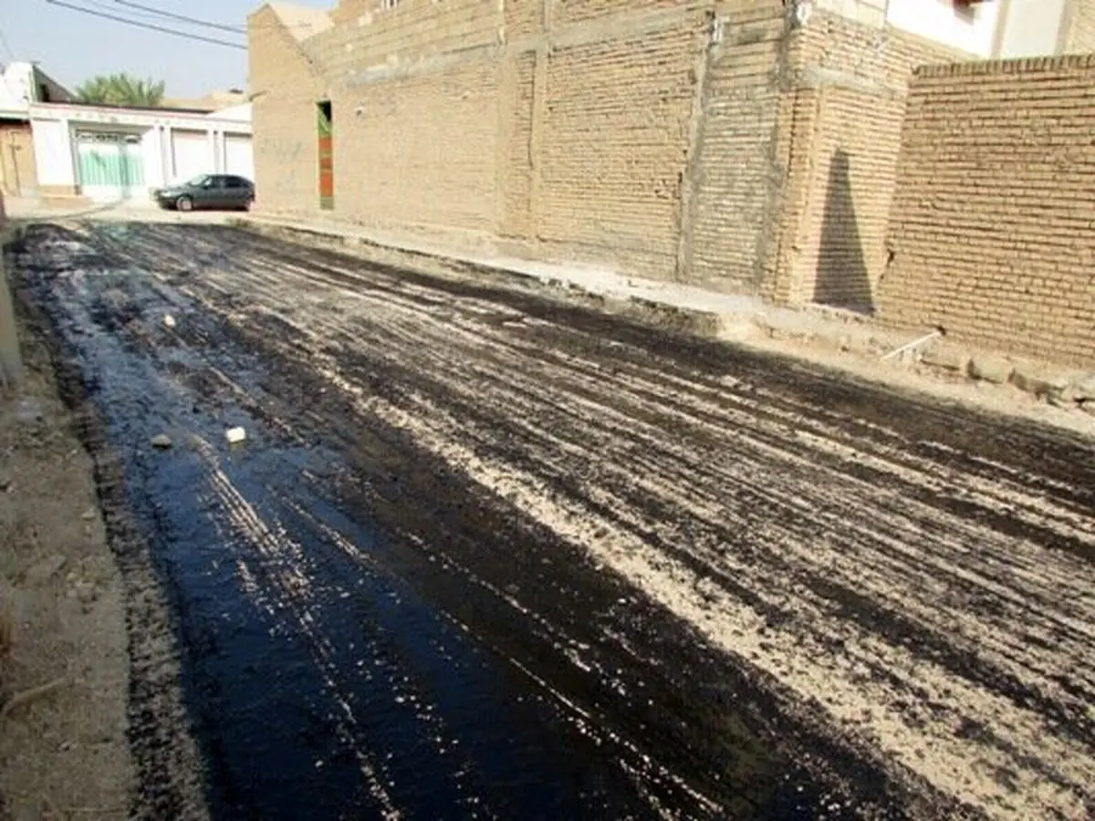 خداحافظی با پیت حلبی و جارو در قیرپاشی خیابان‌ها!