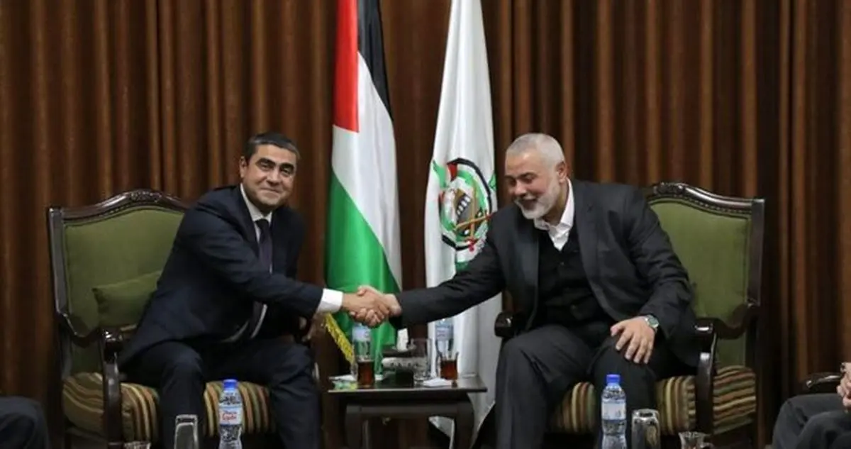 دیدار هیأت امنیتی مصر با هنیه