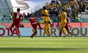 پرش کانگورو‌ها به رده دوم گروه B با پیروزی مقابل فلسطین