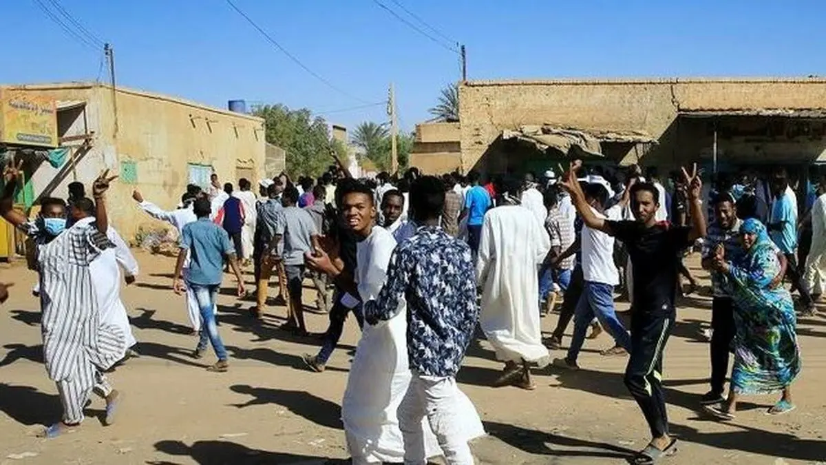درگیری پلیس سودان با تظاهرکنندگان معترض