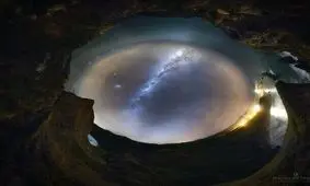 ثبت عکسی هنرمندانه از آسمان