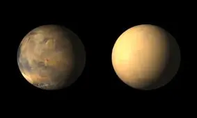 شب‌نشینی ماه و سیاره سرخ در شامگاه امشب